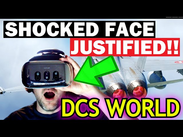 THIS is the FUTURE of VR! INSANE Clarity VARJO XR-4 in DCS World | Near HUMAN EYE Resolution! 55PPD