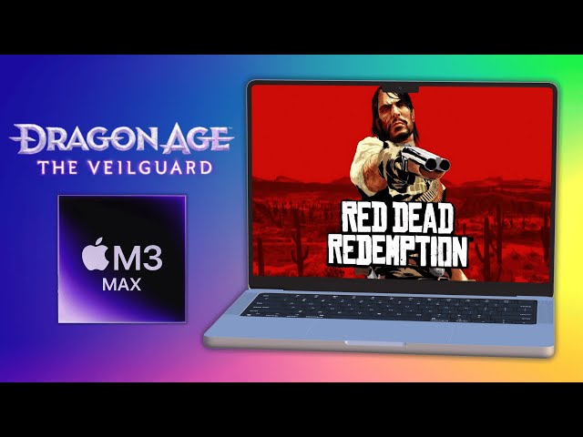 Playing some Red Dead Redemption 1 and Dragon Age: Veilguard on Mac