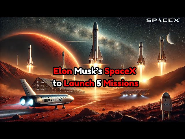 Elon Musk’s SpaceX to Launch 5 Missions to Mars by 2026 | Part # 1