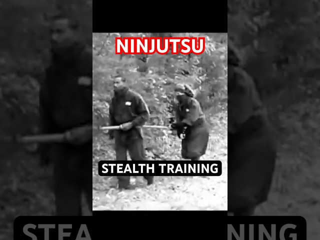 REAL NINJUTSU TRAINING - Art of Stealth 🥷🏻 #Shorts #Ninjutsu #MartialArts