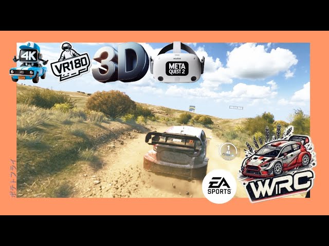 [EA Sports WRC][3D VR180 Video][第74話]シーズン5 モーメント Rally Italia Sardegna