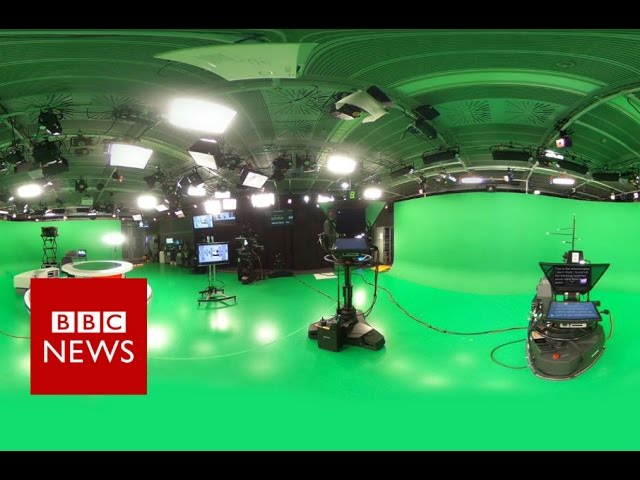 Jeremy Vine's tour of our virtual reality studio (360 video) - BBC News