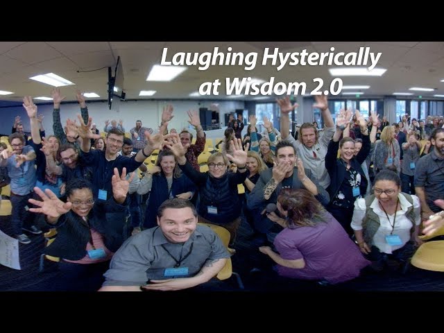 Laughing Hysterically at Wisdom 2.0 (360° VR)