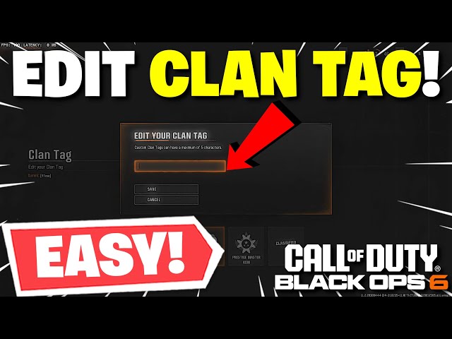 Black Ops 6 - How To Edit Your Clan Tag - Where To Edit Clan Tag BO6