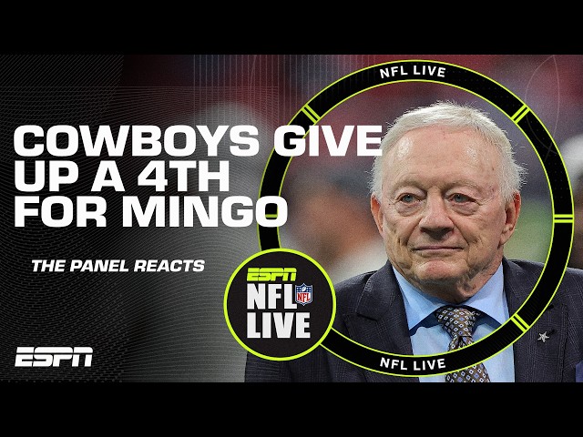 ‘The price is the problem’ 👀 NFL Live reacts to Cowboys trading a 4th-round pick for Jonathan Mingo