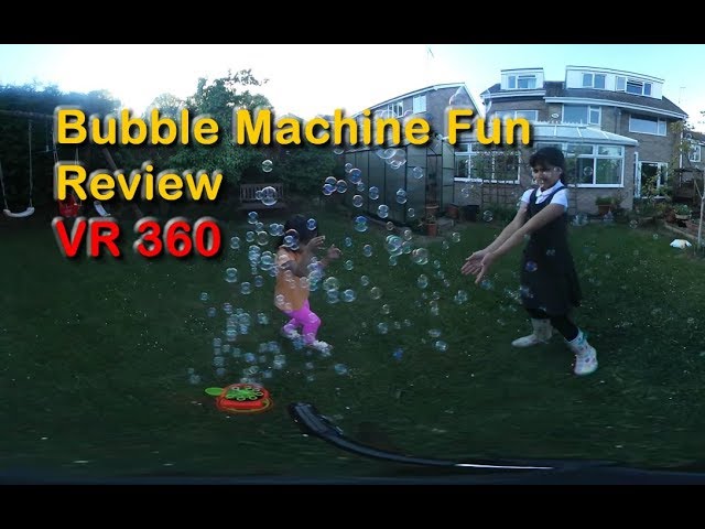 Turbo Bubble Fountain Bubbles Making Machine Kids VR 360 Fun