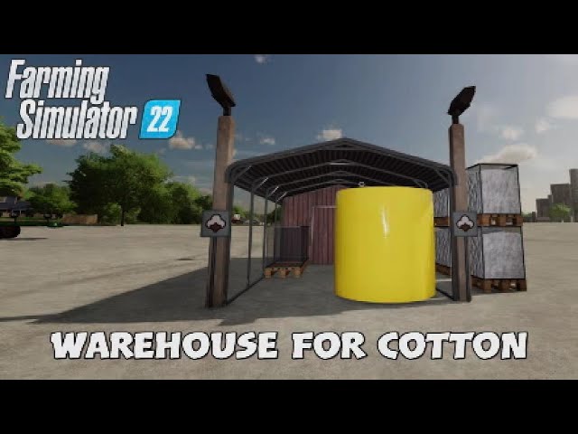 FS22  New Mod (console): Warehouse for Cotton | Mods in the spots # 238