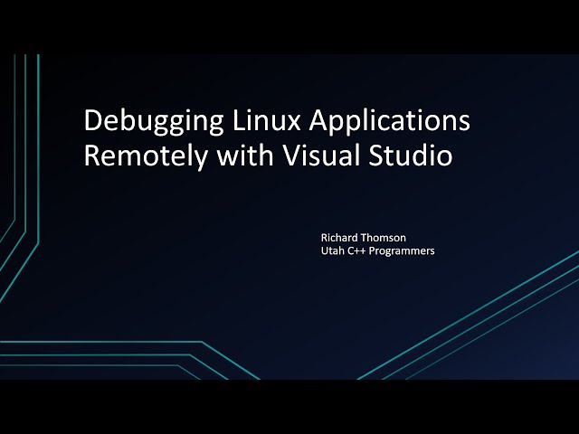 Debugging Linux Applications Remotely with Visual Studio