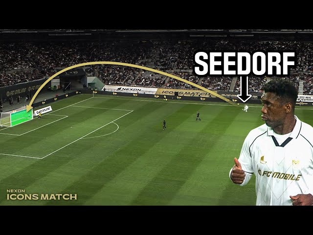 Clarence Seedorf is WORLD CLASS! Nexon Icons Match Highlights