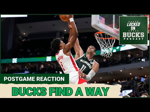 Brook Lopez shines as the Milwaukee Bucks find a way to beat the Houston Rockets | Bucks win 101-100