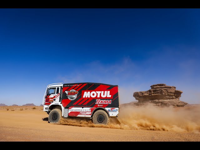 How much horsepower does a truck need at Dakar?