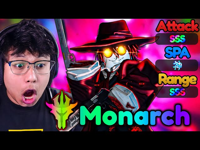 MONARCH ALUCARD (VAMPIRE KING) GODLY STATS SHOWCASE - Anime Vanguards