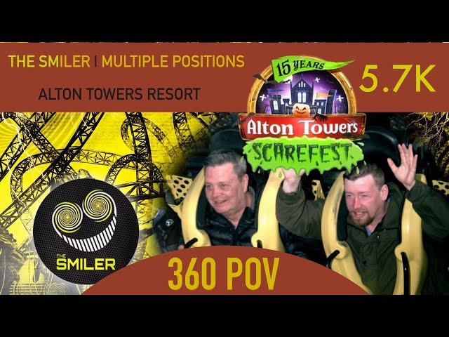 THE SMILER | OFFRIDE | 360 POV | MULTIPLE VIEWS OF THE COASTER