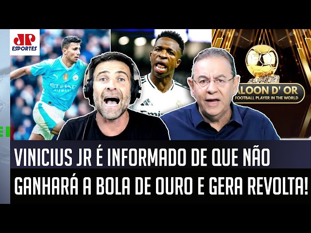 "É SACANAGEM!!! É PALHAÇADA!!! O Vinicius Júnior NÃO VAI GANHAR esse LIXO da Bola de Ouro porque..."