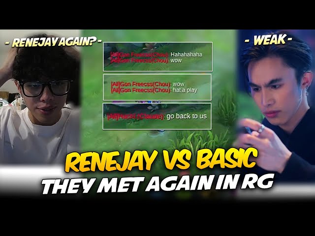 WHEN RENEJAY MET BASIC in RANK GAME AGAIN  . . . 🤯