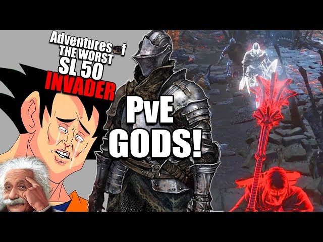 Dark Souls 3 PvP - PvE Players GALORE! - Adventures Of The Worst SL50 Invader