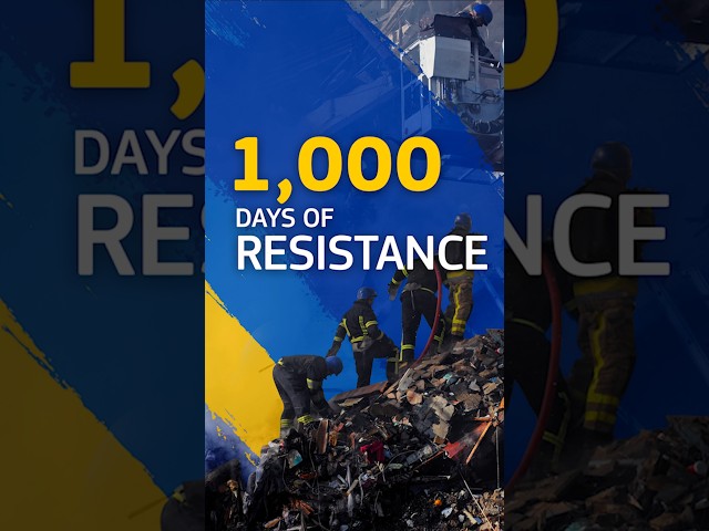 1000 days of resistance in face of Russia's war in Ukraine