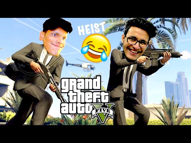 Funniest Bank Heist in GTA 5 with @Mythpat