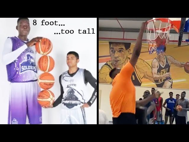 This 8 Foot Tall Teen is Too *BIG* For The NBA…