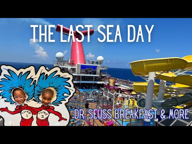 Carnival Sunrise 2023- MORE Sea Day FUN and Disembarkation!