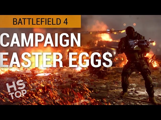 Top 10 Campaign Easter Eggs ★ Battlefield 4