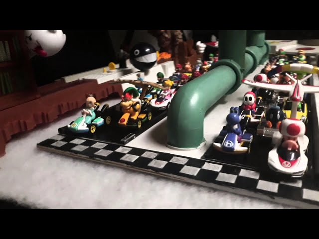 Mario Kart Hot Wheels display