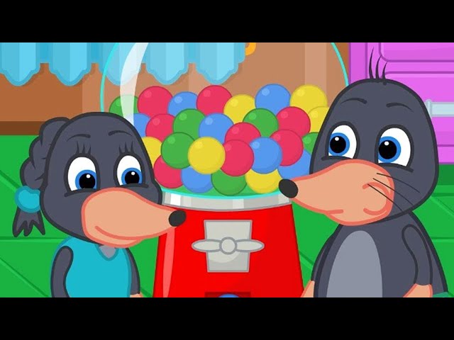 🔴 LIVE Benny Mole and Friends: Gumball Machine Cartoons for Kids