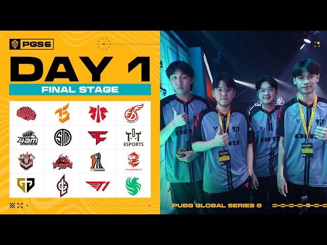 PUBG Global Series 6 Final Stage DAY 1