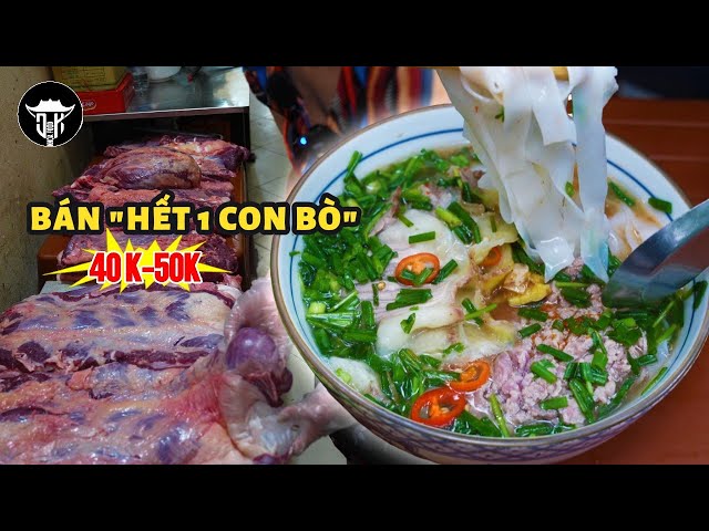 Hanoi food | Phở Nam Định giữa Hà Nội "NGÀY BÁN 1 CON BÒ", bí quyết nước phở thơm lừng ít người biết