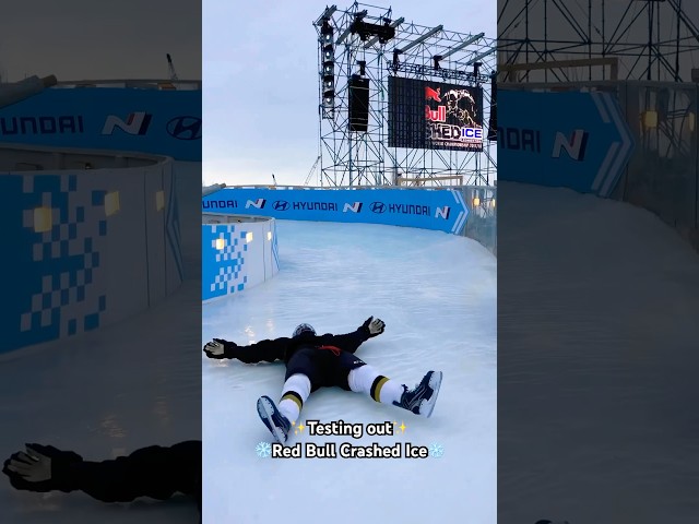 ❄️Testing out Red Bull Crashed Ice❄️ @redbull @RedBullSnow