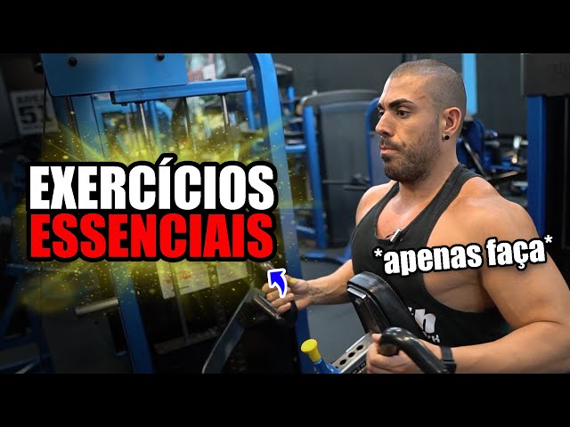 10 exercícios essenciais na musculação