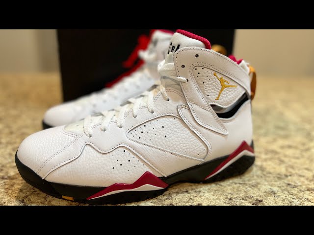 Marshall’s World review of Air Jordan 7 “Cardinals” #sneakerheads #sneakeraddict #jordan7