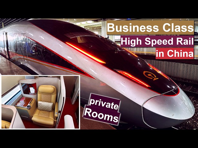 Airline-style Business Class on China High-Speed Rail: Guangzhou - Shenzhen