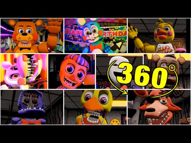 ROBLOX FNAF FAZBEARS RESTABILIZED 2 ALL JUMPSCARES 360