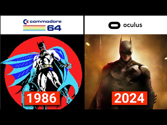 Evolution of Batman Games (1986-2024)