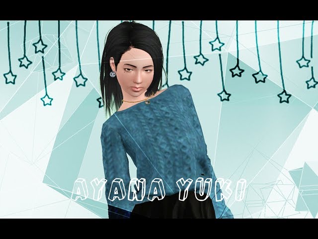 Sims 3 Create a Townie (S2 EP2) Ayana Yuki