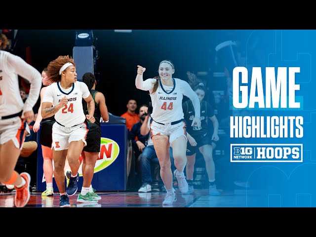 Le Moyne at Illinois | Highlights | Big Ten Women's Basketball | 11/18/2024