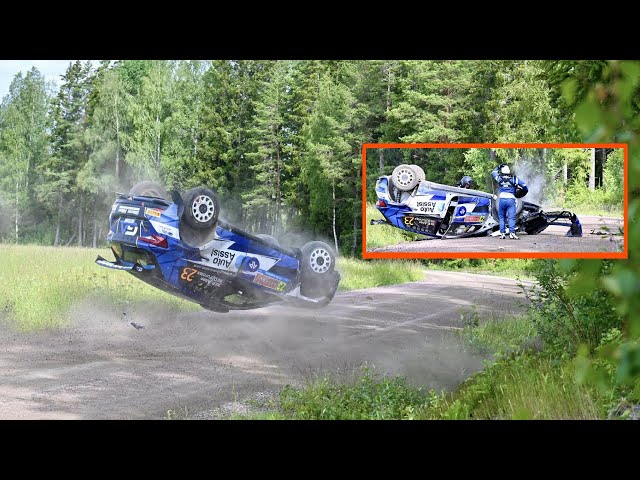 FIA ERC Royal Rally of Scandinavia 2024 |  Philip Allen Crash & HIGHLIGHTS