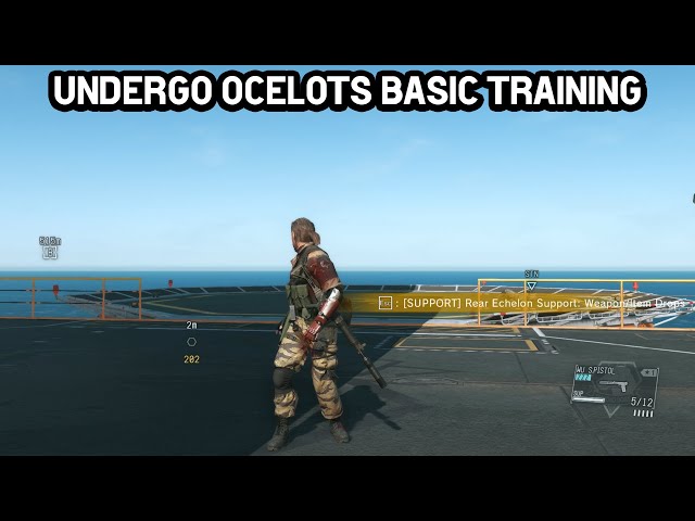 Undergo Ocelots basic training (DIAMOND DOGS) - Metal Gear Solid V: The Phantom Pain