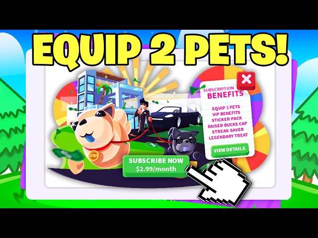 I BOUGHT THE PET PLUS SUBSCRIPTION! (Adopt me Update)