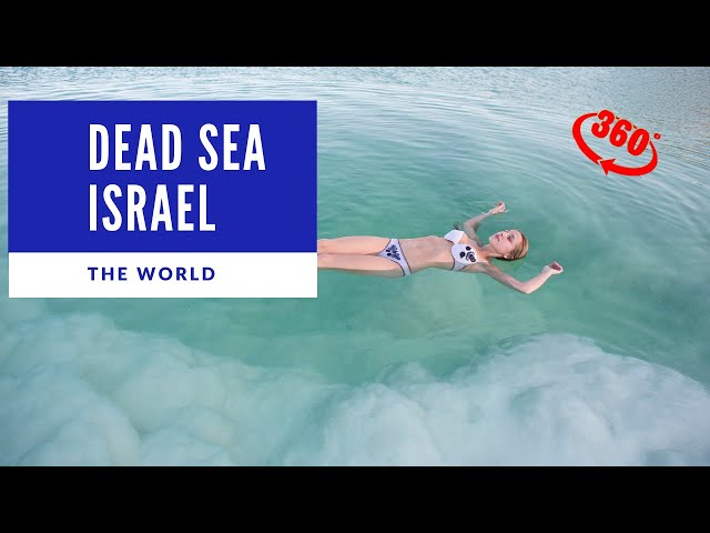 The camera FELL and broke(At the end) Travel 360 video Dead Sea Israel VR 4K