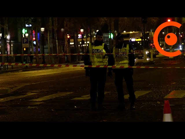 Gilets jaunes Acte 2 : le quartier Élysée/Concorde barricadé par les CRS (24 novembre 2018, Paris)