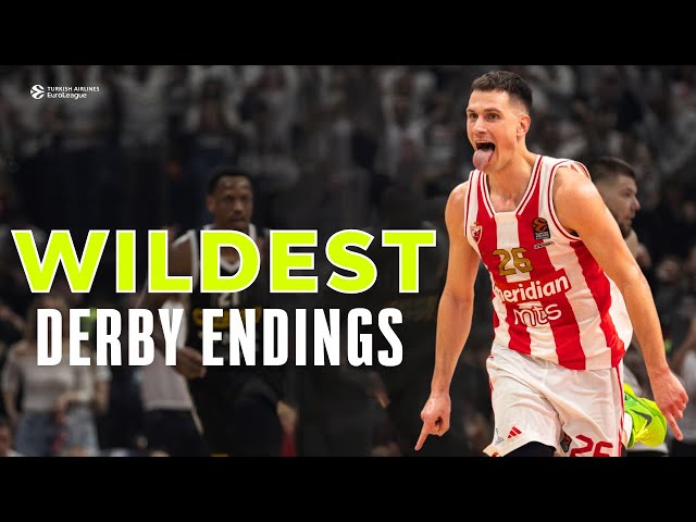 WILDEST ENDINGS | CLOSE Derby GAMES | Crvena Zvezda vs Partizan