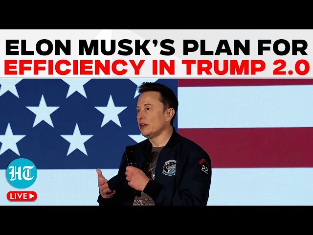 Elon Musk Speech Live | Musk To Head Ministry of Efficiency? Donald Trump's Cabinet | US News Live