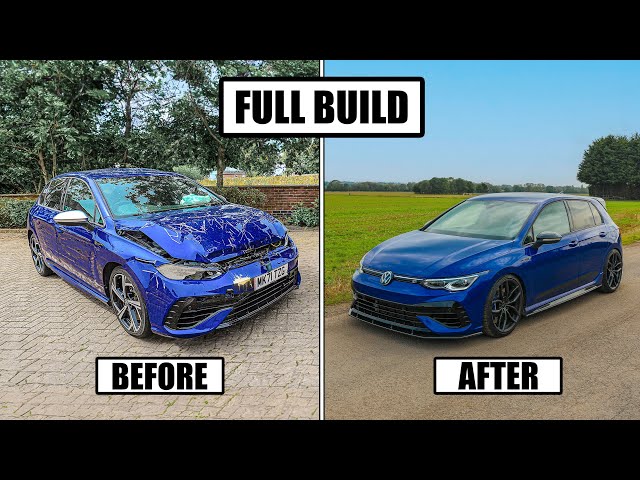 FULL BUILD - REBUILDING A CRASH DAMAGED VW MK8 GOLF R