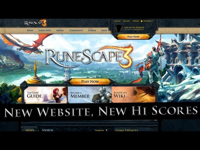 RuneScape 3: New Website, New Hi Scores