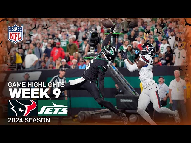 Houston Texans vs. New York Jets Game Highlights | NFL 2024 Season Week 9