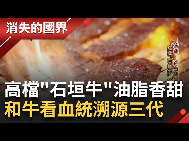 SUB│石垣島的街道越晚越香...高檔"石垣牛"油脂是甜的 餵食方式按照一定SOP 嚴謹標準層層篩選 不只立足日本也揚名國際│記者 陳琪惠 蔣宏儒│【消失的國界】20240412│三立新聞台