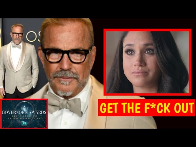 Meghan DRAGGED OFF Red Carpet at Governor Awards Stage By Kevin Costner for Showing Up UNINVITED