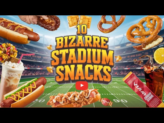 10 Bizarre Stadium Snacks in the USA You Won't Believe Exist!